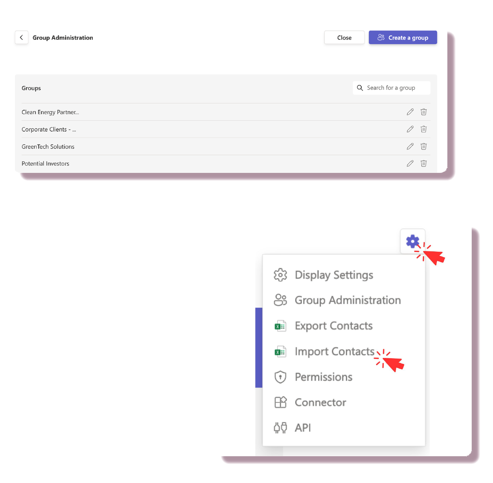 Contacts Pro smart organization and export