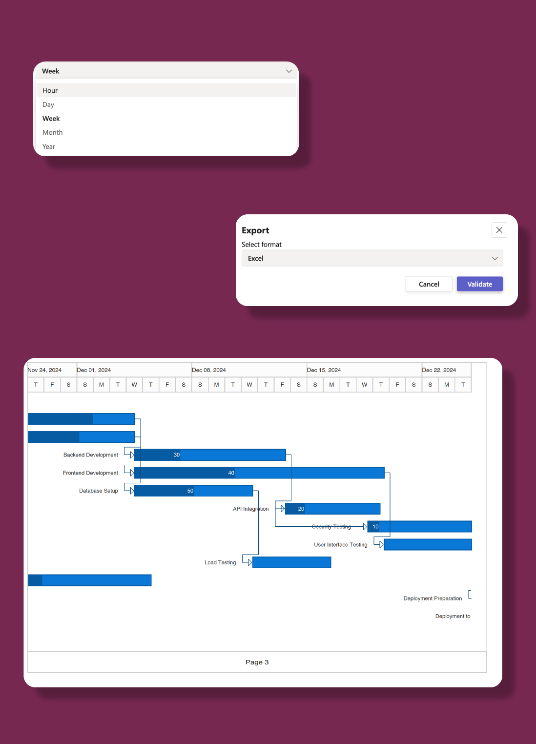 Visual project planning