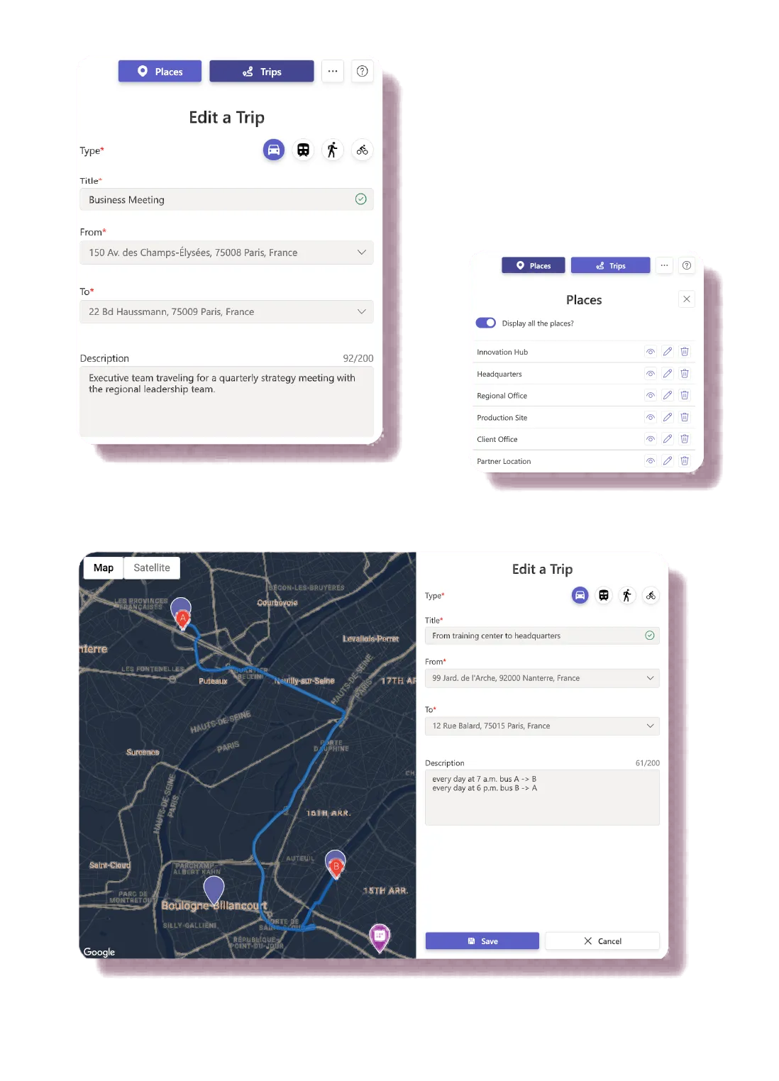 Map Pro personalized shared maps