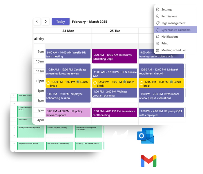 Synchronization feature